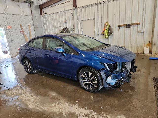 19XFB2F9XDE084315 - 2013 HONDA CIVIC EXL أزرق صورة 4