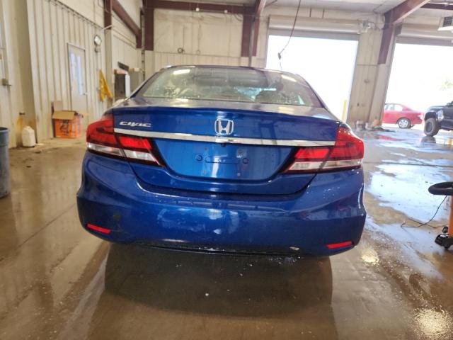 19XFB2F9XDE084315 - 2013 HONDA CIVIC EXL أزرق صورة 6