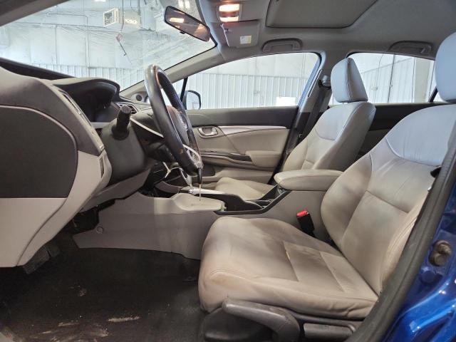 19XFB2F9XDE084315 - 2013 HONDA CIVIC EXL أزرق صورة 7