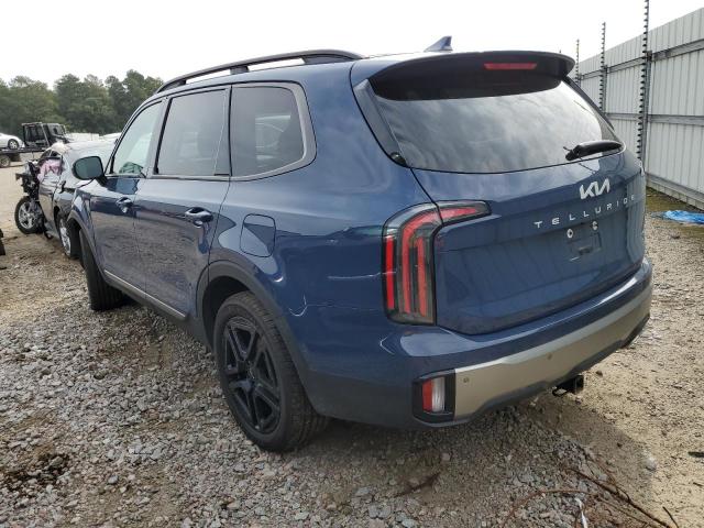 5XYP3DGC7PG359945 - 2023 KIA TELLURIDE EX BLUE photo 2