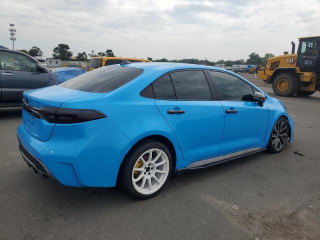 5YFS4MCE3MP061270 - 2021 TOYOTA COROLLA SE BLUE photo 3