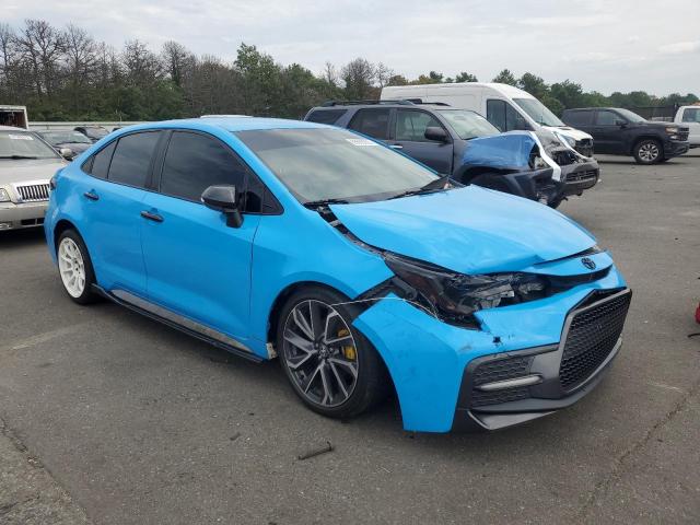 5YFS4MCE3MP061270 - 2021 TOYOTA COROLLA SE BLUE photo 4