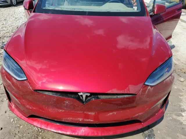 7SAXCDE52SF462245 - 2025 TESLA MODEL X RED photo 12