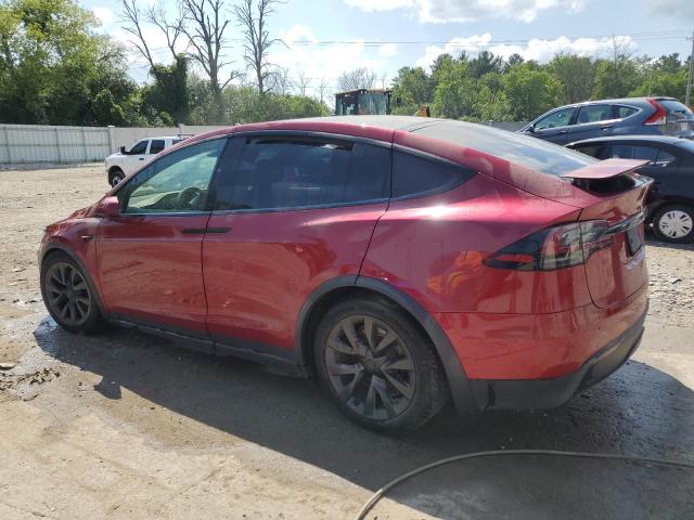 7SAXCDE52SF462245 - 2025 TESLA MODEL X RED photo 2