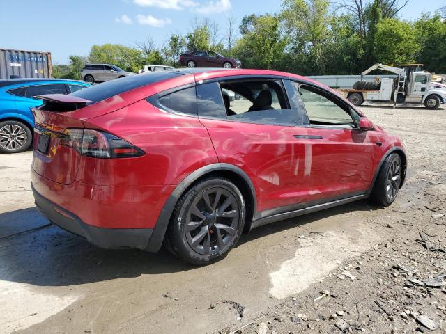 7SAXCDE52SF462245 - 2025 TESLA MODEL X RED photo 3