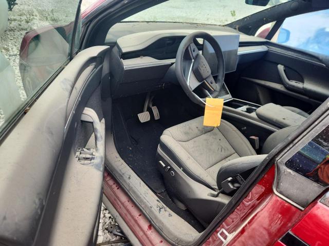 7SAXCDE52SF462245 - 2025 TESLA MODEL X RED photo 8