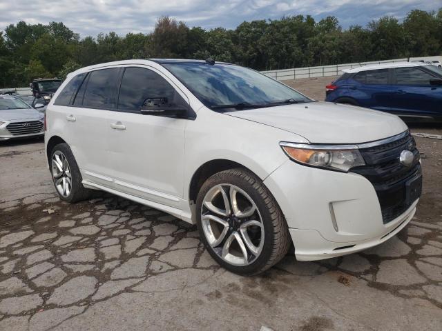 2FMDK3AK4DBA40434 - 2013 FORD EDGE SPORT WHITE photo 4