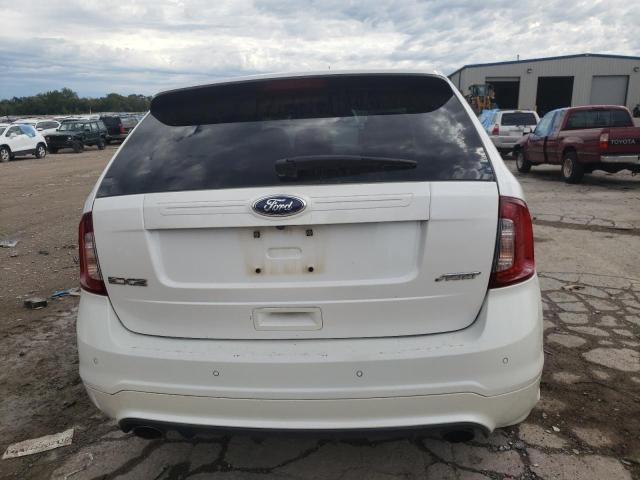 2FMDK3AK4DBA40434 - 2013 FORD EDGE SPORT WHITE photo 6