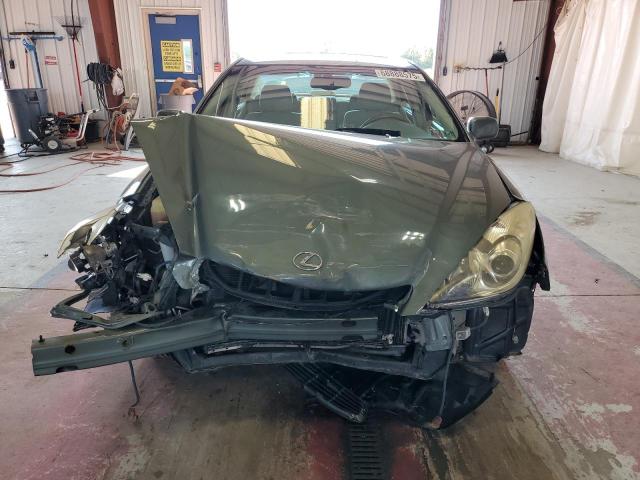 JTHBA30G055099478 - 2005 LEXUS ES 330 GREEN photo 5