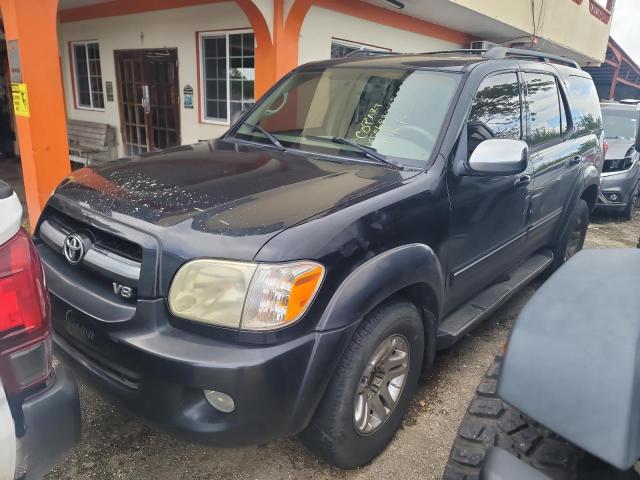 5TDZT38A27S286728 - 2007 TOYOTA SEQUOIA LIMITED BLACK photo 1