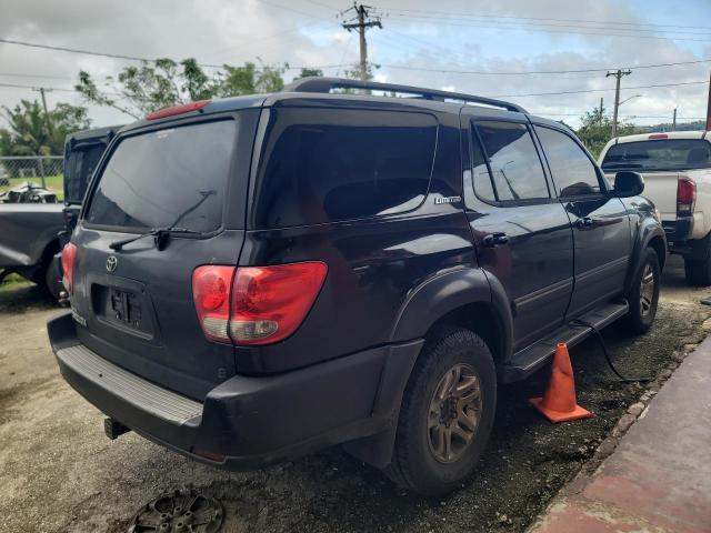 5TDZT38A27S286728 - 2007 TOYOTA SEQUOIA LIMITED BLACK photo 3