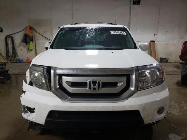 5FNYF48949B502343 - 2009 HONDA PILOT TOURING WHITE photo 5