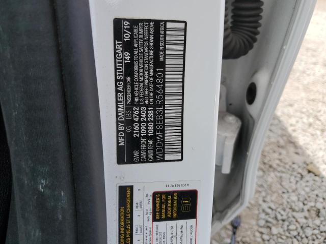 WDDWF8EB3LR564801 - 2020 MERCEDES-BENZ C 300 4MATIC WHITE photo 13