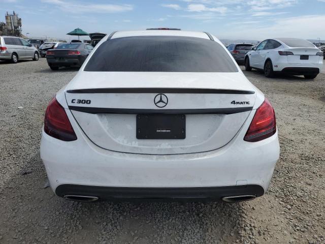 WDDWF8EB3LR564801 - 2020 MERCEDES-BENZ C 300 4MATIC WHITE photo 6