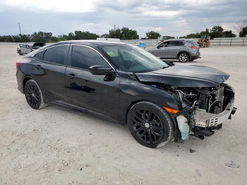 19XFC2F5XGE029734 - 2016 HONDA CIVIC LX Սև լուսանկար 4