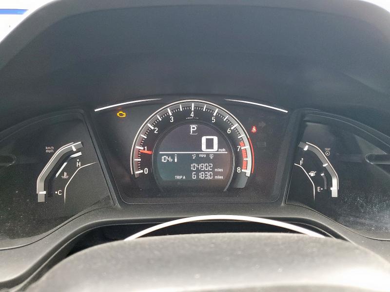 19XFC2F5XGE029734 - 2016 HONDA CIVIC LX Սև լուսանկար 9