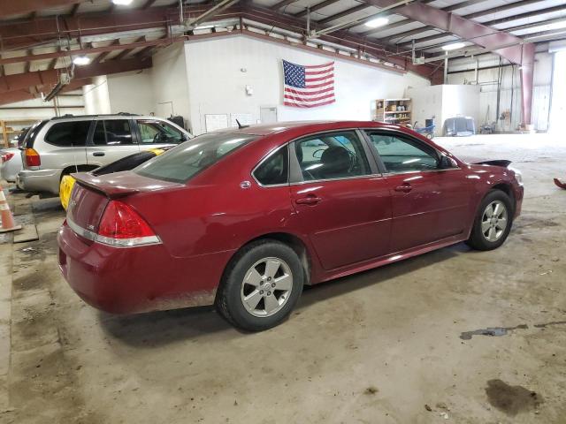 2G1WT57K491234688 - 2009 CHEVROLET IMPALA 1LT BURGUNDY photo 3