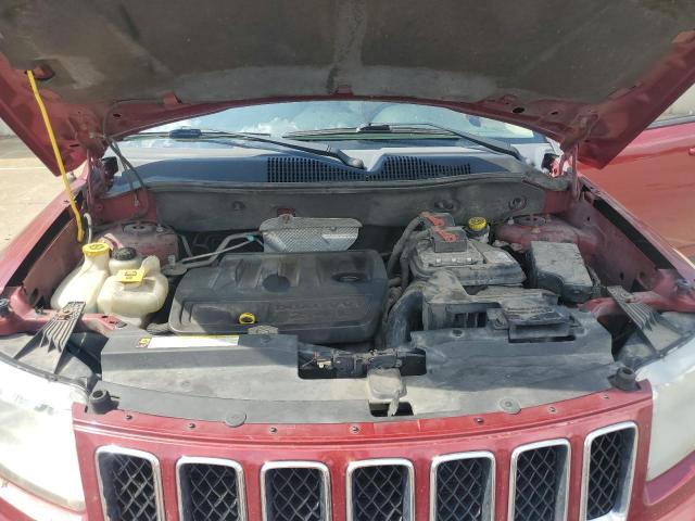 1C4NJDCBXCD524308 - 2012 JEEP COMPASS LIMITED BURGUNDY photo 11