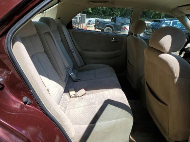 1YVGF22DX15204506 - 2001 MAZDA 626 ES MAROON photo 10