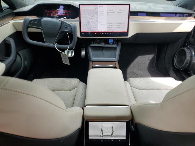 5YJSA1E55NF486166 - 2022 TESLA MODEL S Մոխրագույն լուսանկար 8