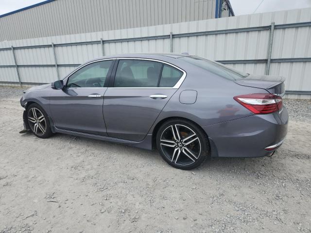 1HGCR3F97HA037841 - 2017 HONDA ACCORD TOURING GRAY photo 2