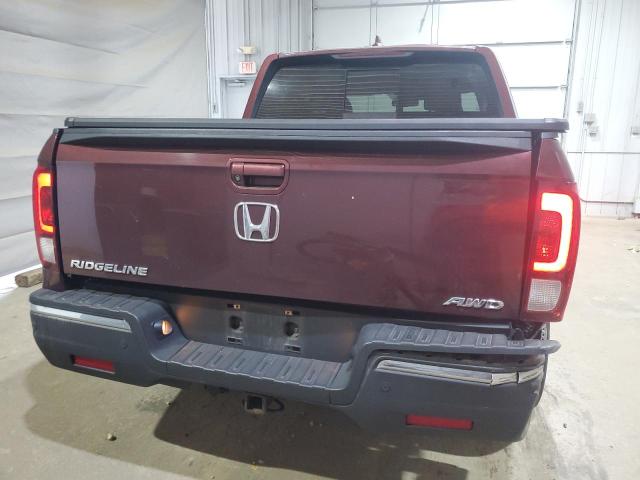 5FPYK3F72HB026817 - 2017 HONDA RIDGELINE RTL RED photo 6