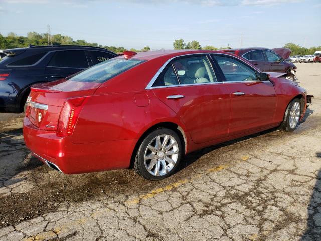 1G6AW5SXXF0142362 - 2015 CADILLAC CTS RED photo 3