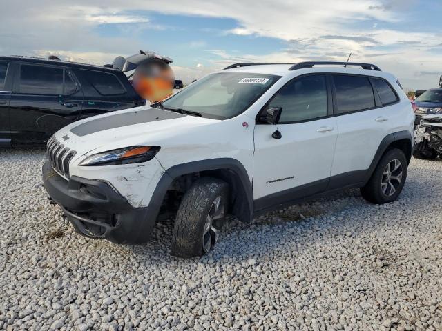 1C4PJMBSXEW131491 - 2014 JEEP CHEROKEE TRAILHAWK WHITE photo 1