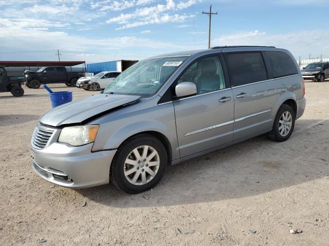 2C4RC1BG2DR614400 - 2013 CHRYSLER TOWN & COU TOURING SILVER photo 1