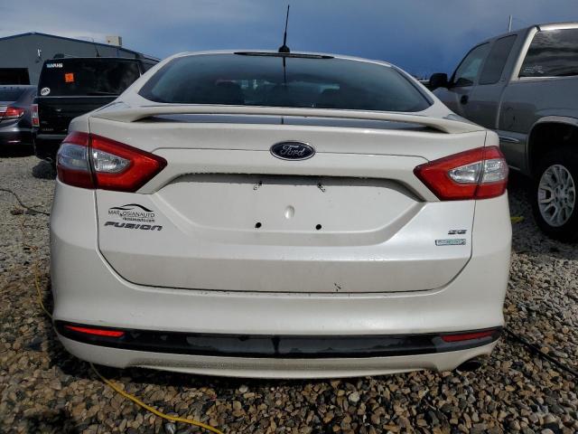 3FA6P0HR3DR146669 - 2013 FORD FUSION SE WHITE photo 6