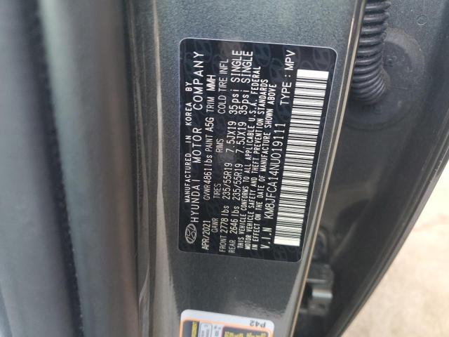 KM8JFCA14NU019111 - 2022 HYUNDAI TUCSON SEL CONVENIENCE Жасыл фото 12