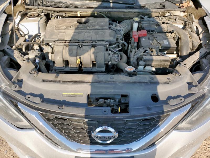 3N1AB7AP6KY279596 - 2019 NISSAN SENTRA S SILVER photo 11