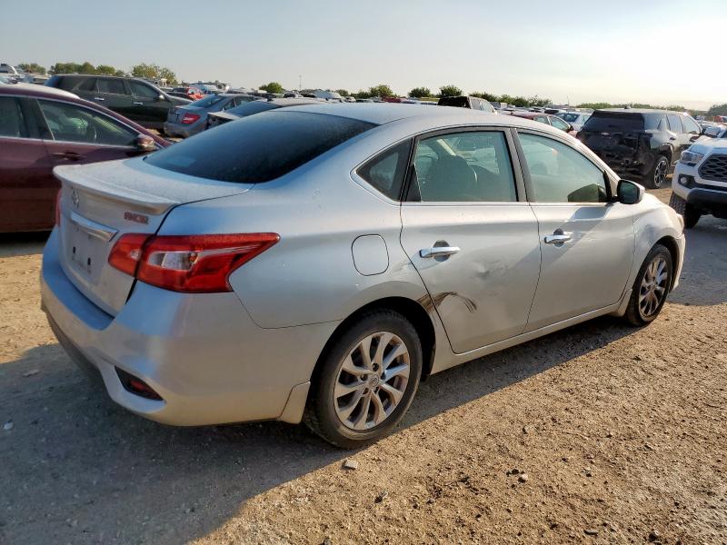 3N1AB7AP6KY279596 - 2019 NISSAN SENTRA S SILVER photo 3