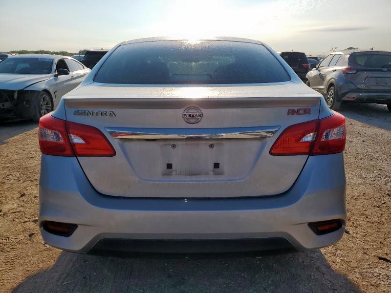 3N1AB7AP6KY279596 - 2019 NISSAN SENTRA S SILVER photo 6