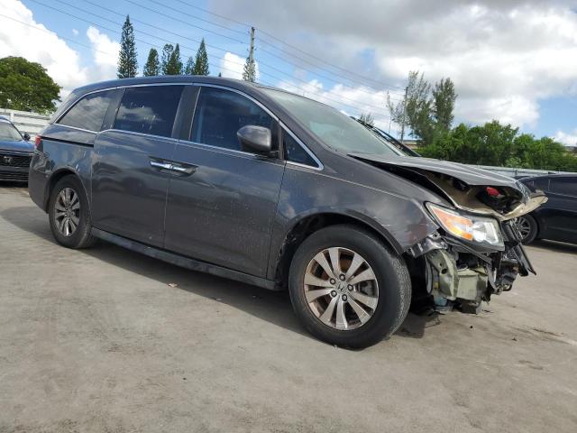 5FNRL5H64EB092579 - 2014 HONDA ODYSSEY EXL GRAY photo 4