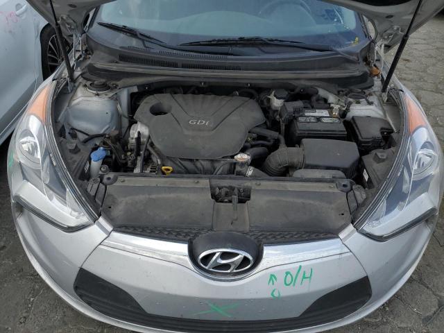 KMHTC6ADXFU232322 - 2015 HYUNDAI VELOSTER GRAY photo 11