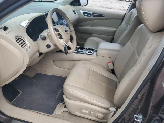 5N1AR2MM5FC610210 - 2015 NISSAN PATHFINDER S BROWN photo 7