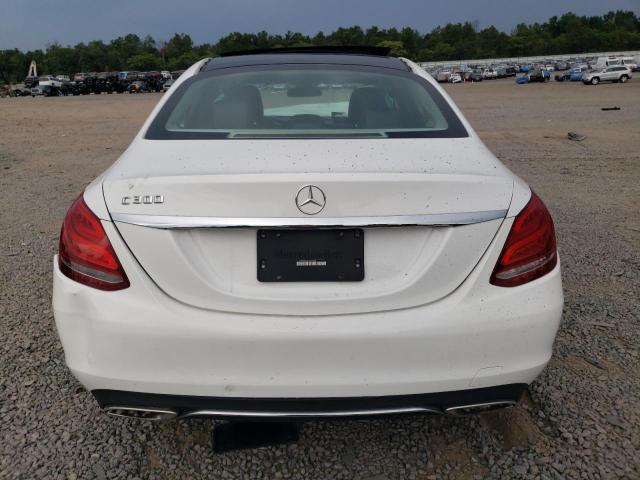 55SWF4KB9FU036454 - 2015 MERCEDES-BENZ C 300 4MATIC WHITE photo 6