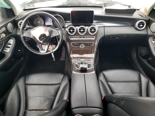 55SWF4KB9FU036454 - 2015 MERCEDES-BENZ C 300 4MATIC WHITE photo 8