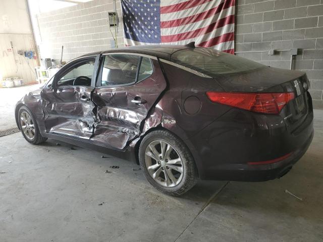 5XXGN4A76CG016502 - 2012 KIA OPTIMA EX MAROON photo 2