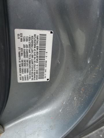 5FNRL387X5B114629 - 2005 HONDA ODYSSEY EXL TURQUOISE photo 13