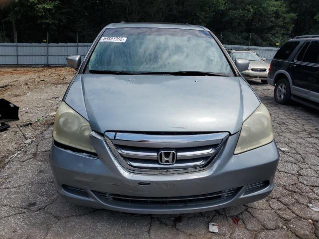 5FNRL387X5B114629 - 2005 HONDA ODYSSEY EXL TURQUOISE photo 5