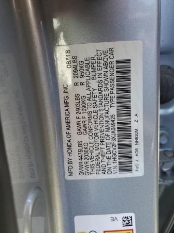 1HGCV2F3XJA049425 - 2018 HONDA ACCORD SPORT Bleu photo 12