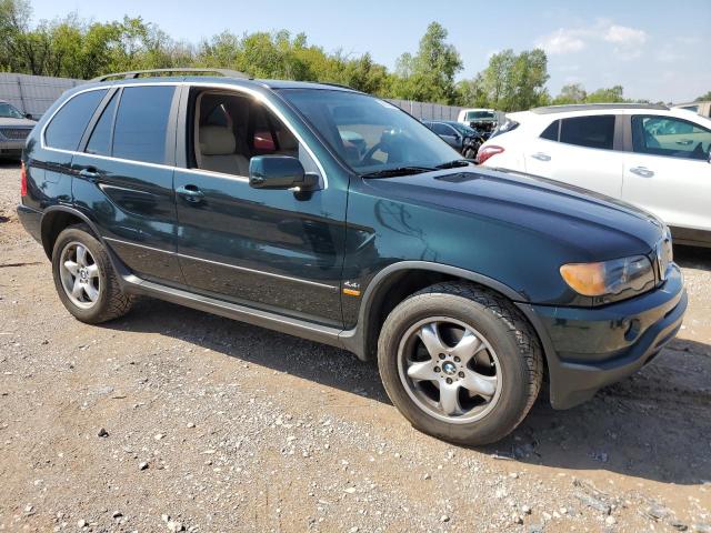 WBAFB33521LH16735 - 2001 BMW X5 4.4I GREEN photo 4