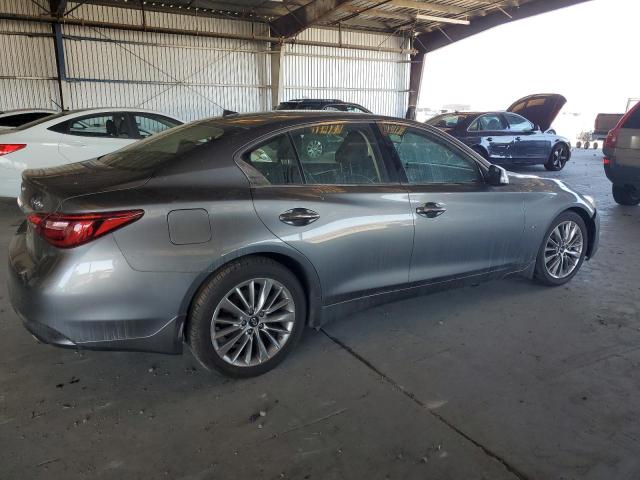 JN1EV7AR2JM438187 - 2018 INFINITI Q50 LUXE Сұр фото 3