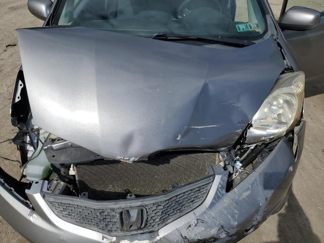 JHMGE8H49AS007684 - 2010 HONDA FIT SPORT SILVER photo 11