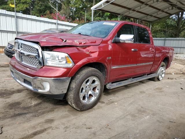 1C6RR7VT0DS663319 - 2013 RAM 1500 LARAMIE MAROON photo 1