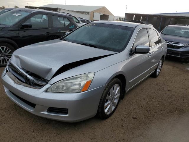 1HGCM66597A001483 - 2007 HONDA ACCORD EX SILVER photo 1