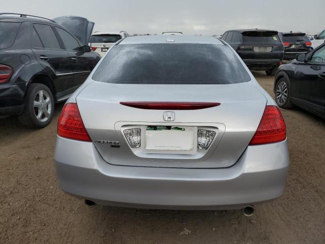 1HGCM66597A001483 - 2007 HONDA ACCORD EX SILVER photo 6