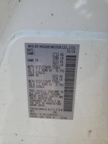 5N1AR2MM2GC625734 - 2016 NISSAN PATHFINDER S Weiß Foto 14